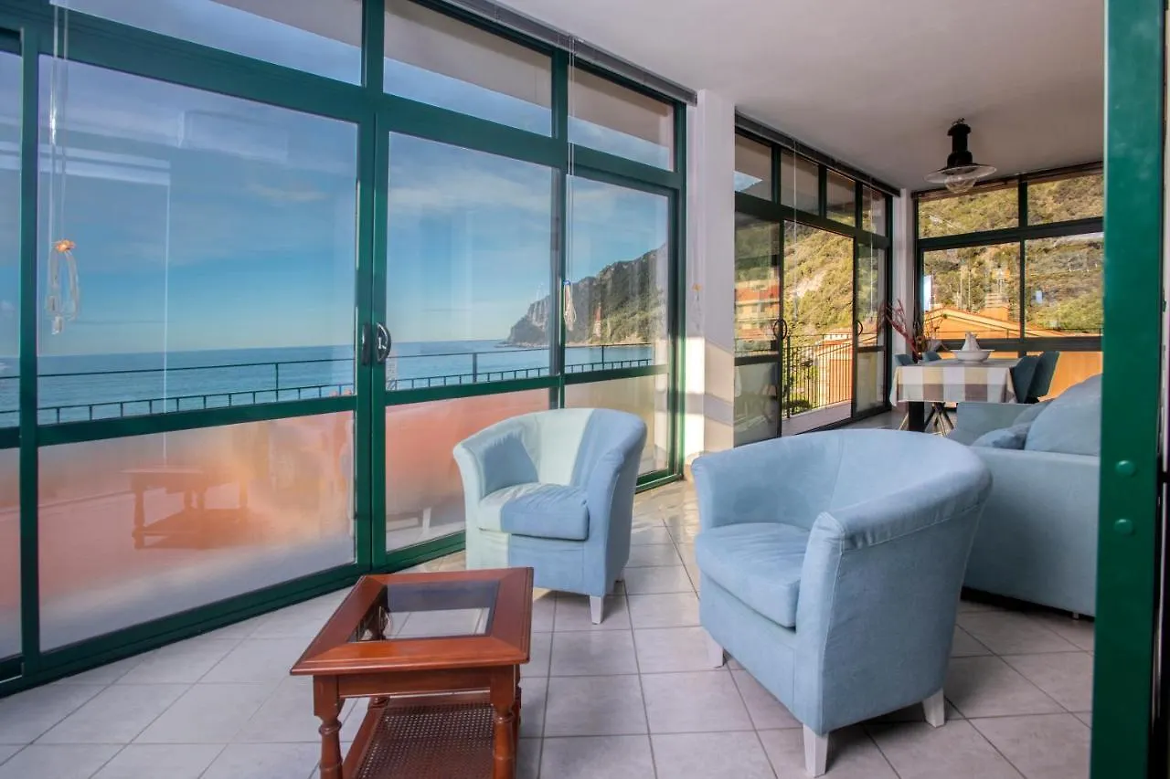 162 - La Veranda Sull'Acqua, Fronte E Vista Mare Riva Trigoso, Posto Auto Privato Sestri Levante