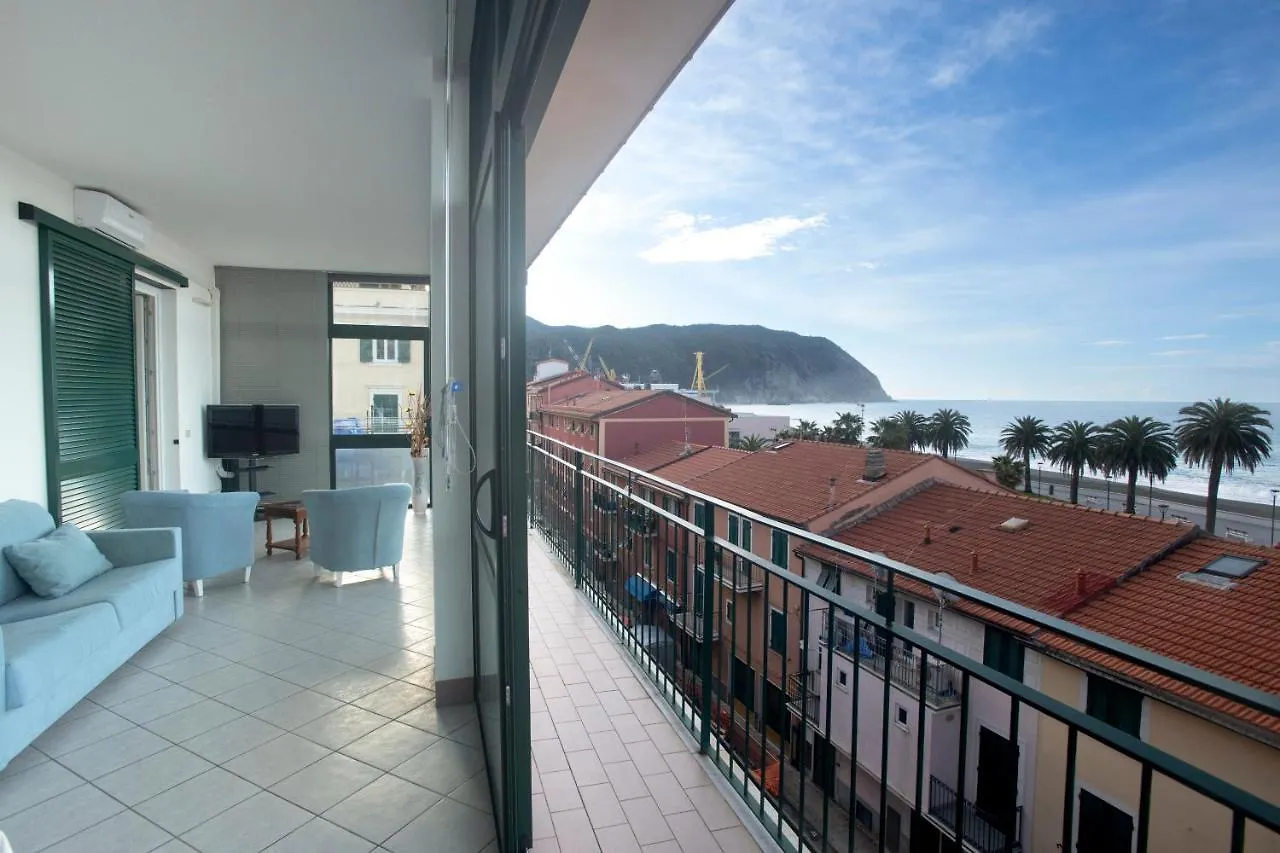 162 - La Veranda Sull'Acqua, Fronte E Vista Mare Riva Trigoso, Posto Auto Privato Sestri Levante